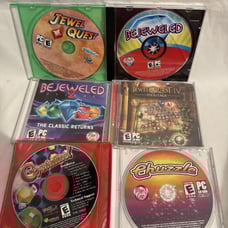 LOT Of 6 VINTAGE PC COMPUTER GAME BUNDLE CD-ROM ~MACINTOSH/PC ~ ENTERTAINMENT
