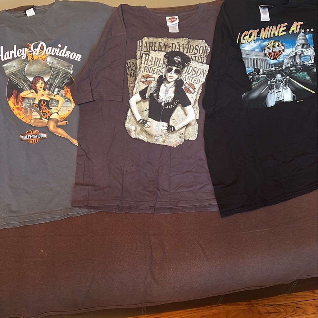 LOT Of 3 HARLEY DAVIDSON MENS 2XL T SHIRTS AUTHENTIC EXCELLENT AMAZING lot-of-3-harley-davidson-mens-2xl-t-shirts-authentic-excellent-amazing