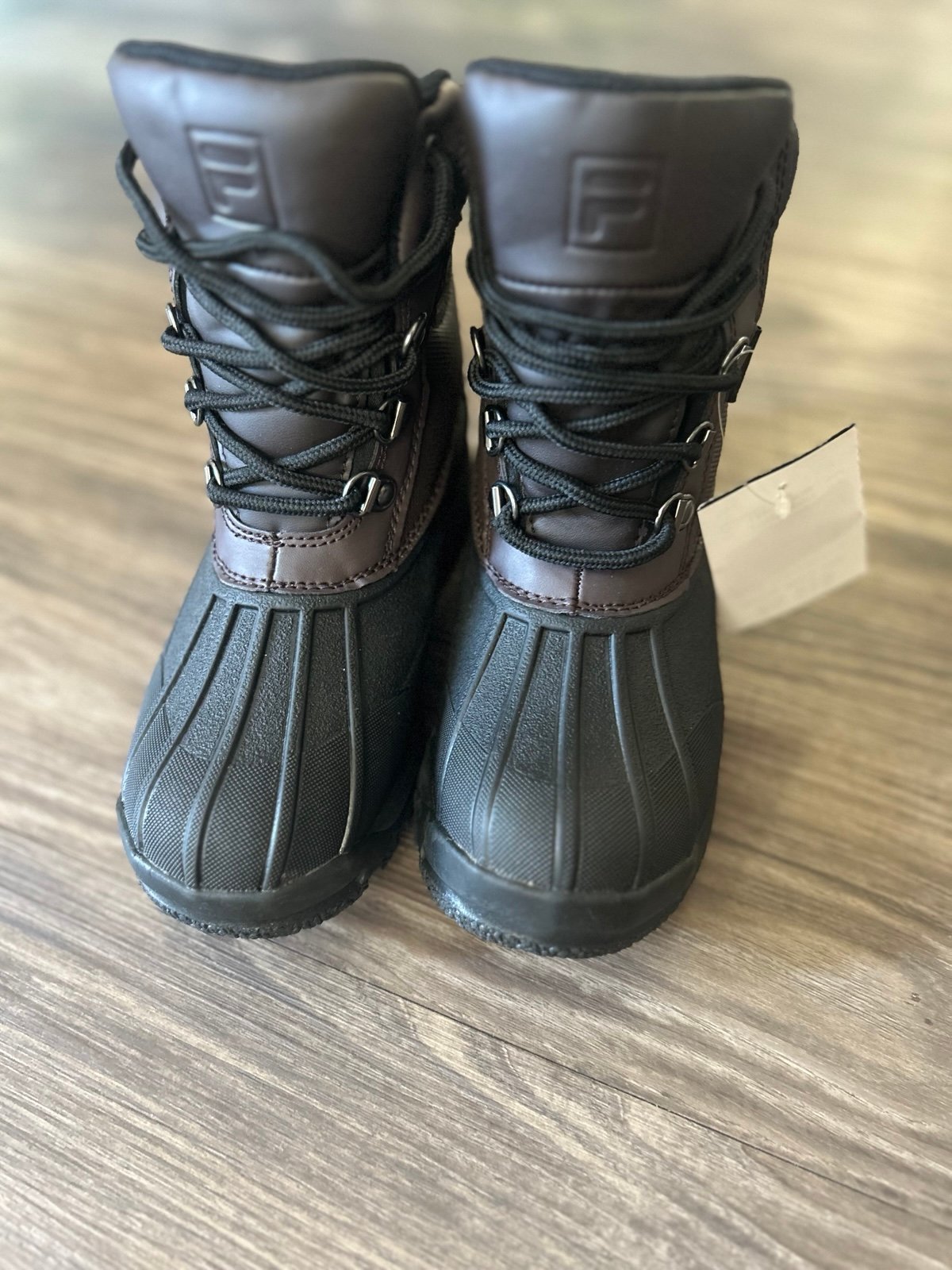 Fila Boot Kids US Size 2.5 Dark Brown/Black