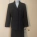Le Suit women’s NWT blue & black houndstooth 2 piece skirt suit size 12