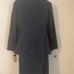 Le Suit women’s NWT blue & black houndstooth 2 piece skirt suit size 12