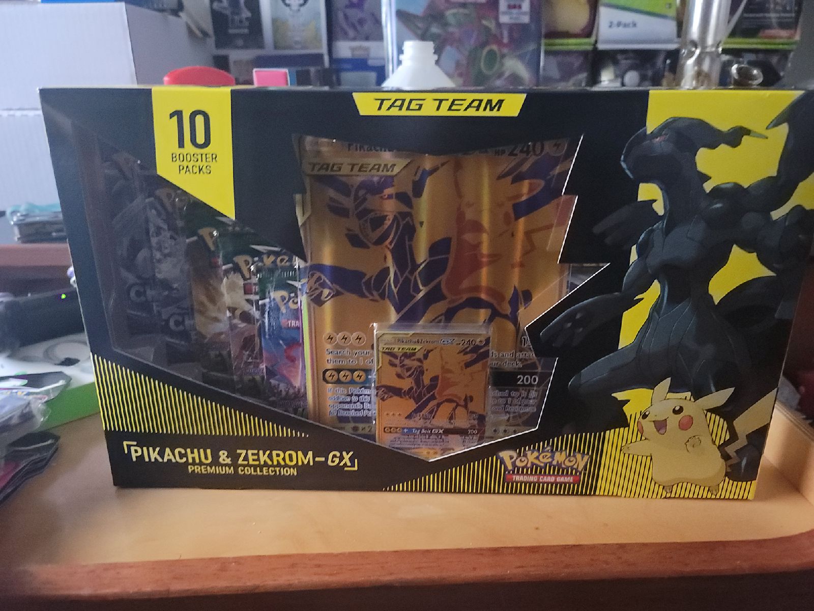 Pikachu & zekrom Gx premium collection