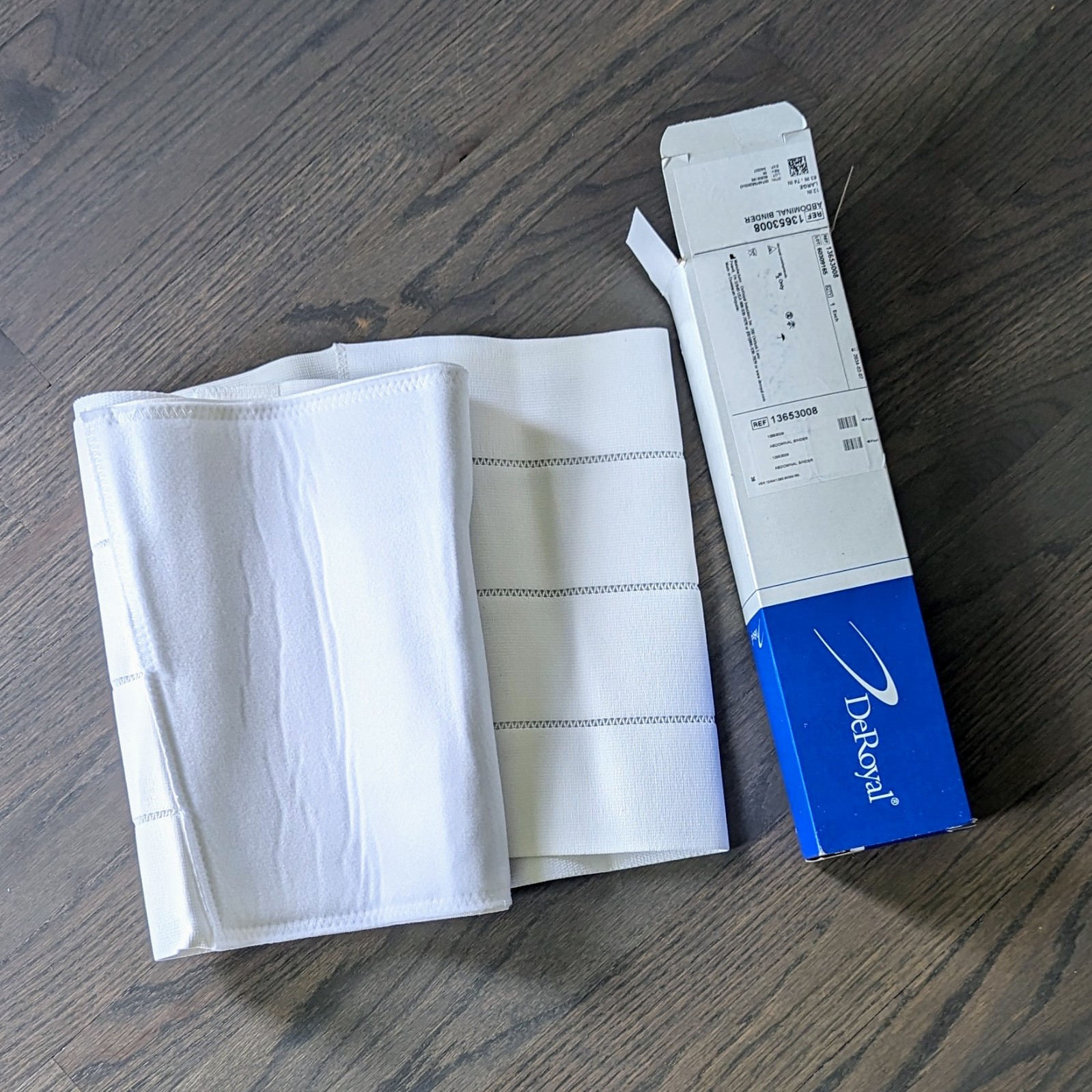Deroyal Premium Abdominal Binder, 12 4 Panel, Large (63 inch - 74 inch)
