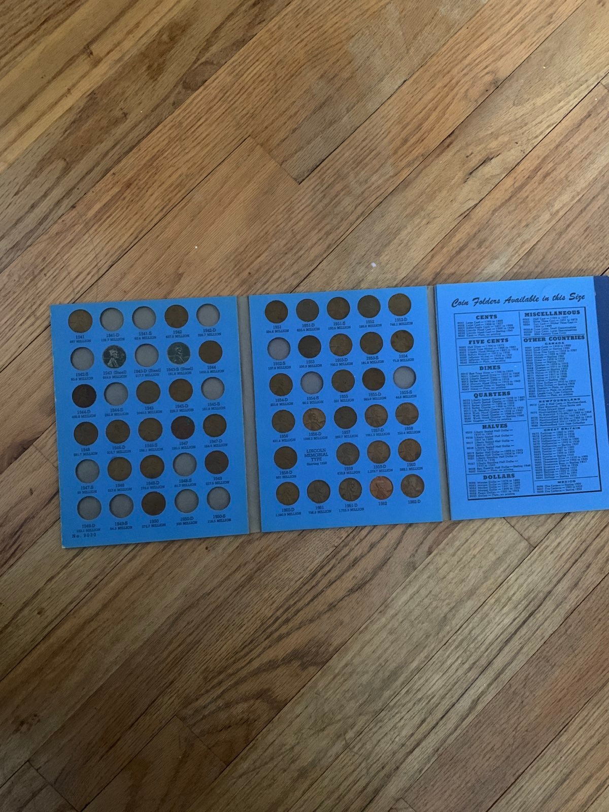 Lincoln Head Cent Collection 1941- 1966