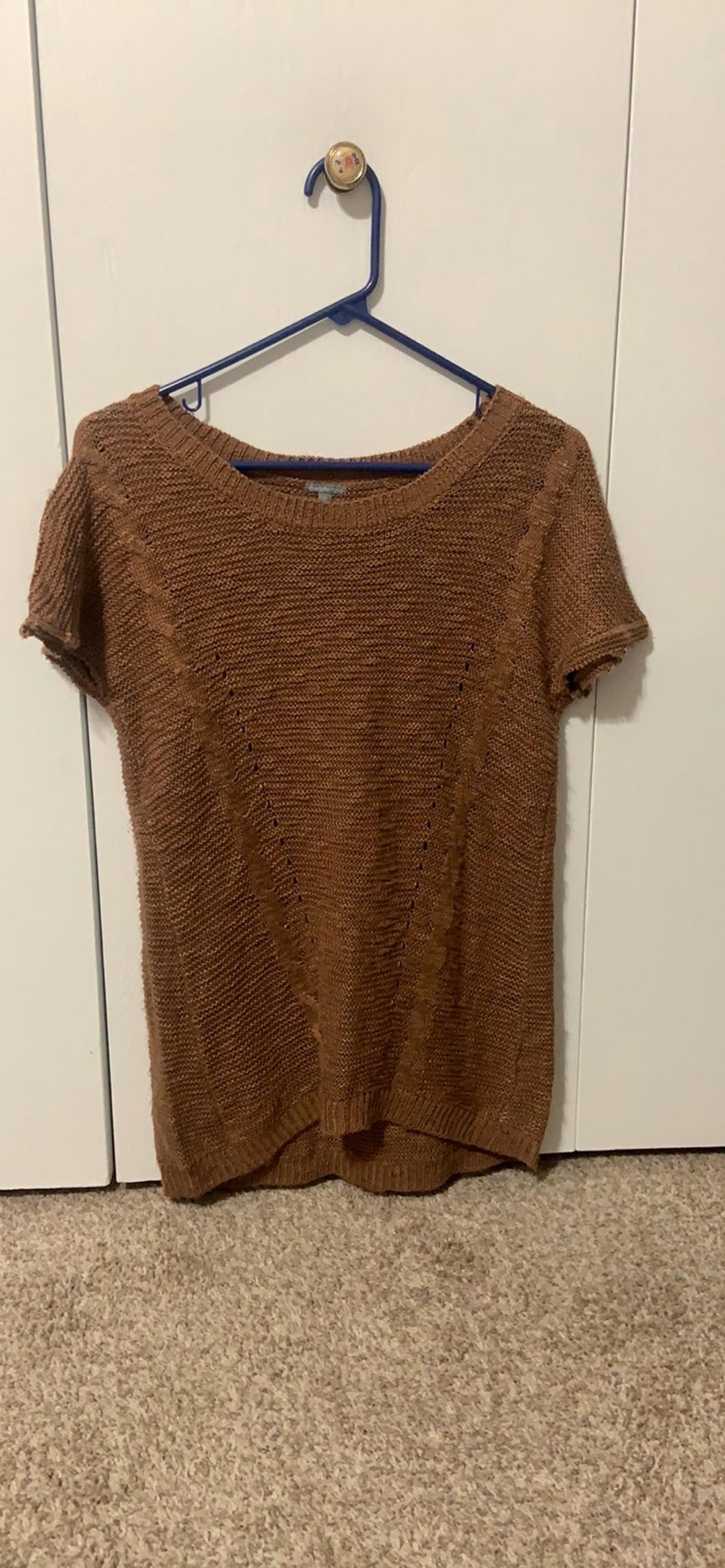 Charlotte Russe Brown Knit Top