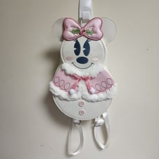 Loungefly Disney Minnie Mouse Pastel Figural Snowman Mini Backpack