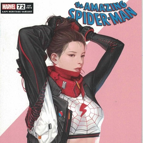 AMAZING SPIDER-MAN #72 NEAR MINT 2021 INHYUK LEE SILK HERITAGE VARIANT COVER