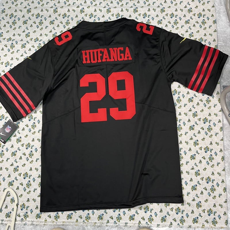 Mens san francisco 49ers shoes nike black game player jersey new with tags XL