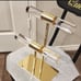 At Home Gold & Acrylic 2-Bar Jewelry Organizer