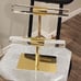 At Home Gold & Acrylic 2-Bar Jewelry Organizer