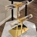 At Home Gold & Acrylic 2-Bar Jewelry Organizer