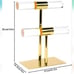At Home Gold & Acrylic 2-Bar Jewelry Organizer