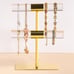 At Home Gold & Acrylic 2-Bar Jewelry Organizer