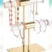 At Home Gold & Acrylic 2-Bar Jewelry Organizer