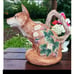 Fitz and Floyd Reynard Fox Pitcher 1 1/4 Quart 1990 EUC Rare and Hard To Find