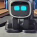 EMO AI Desktop Robot Living.AI w/ Home Station and Smart Light