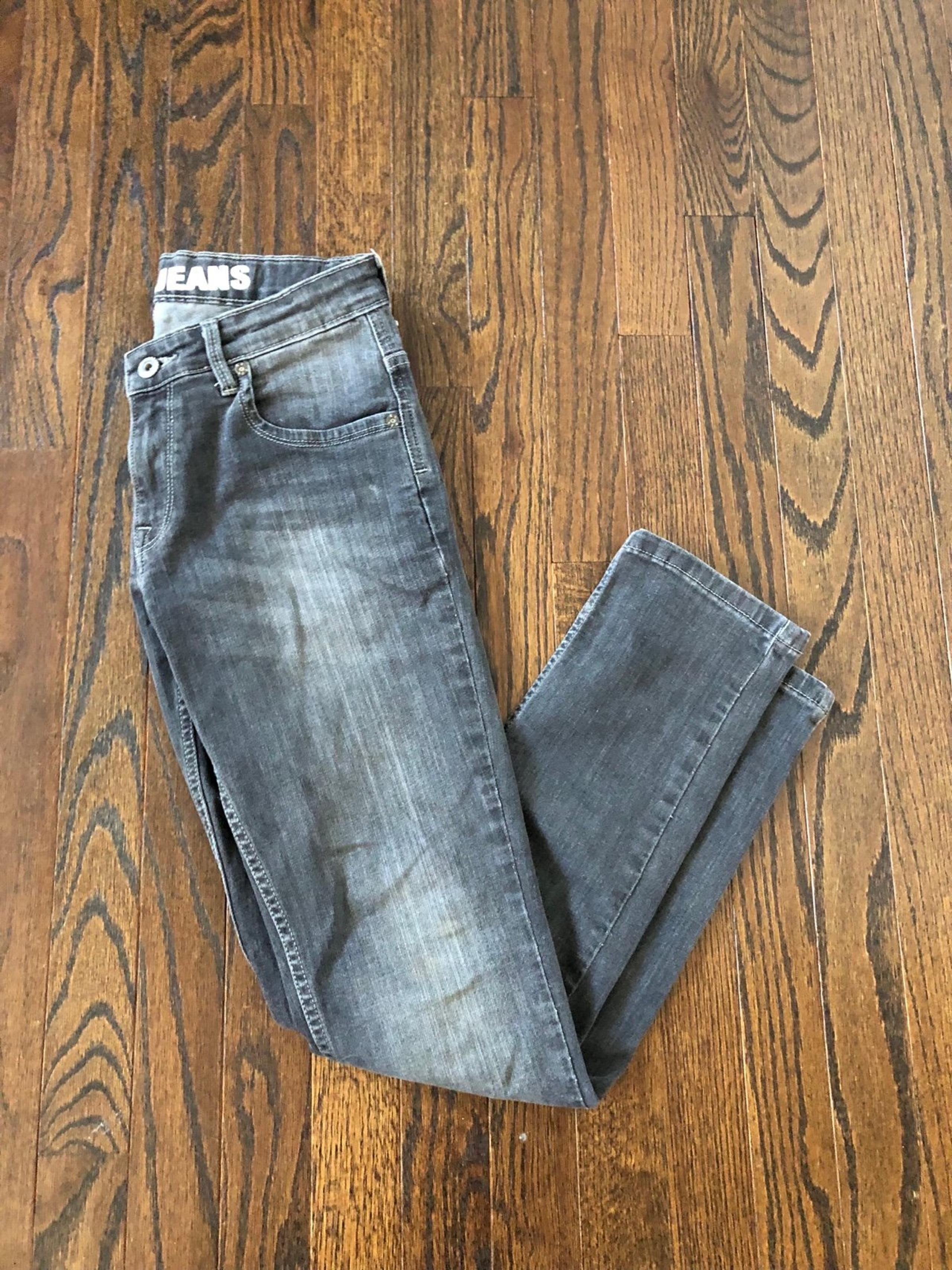 Pepe Jeans London Boys 14 Dakota Cashed Black Vintage Slim Fit Mid-Rise Jeans