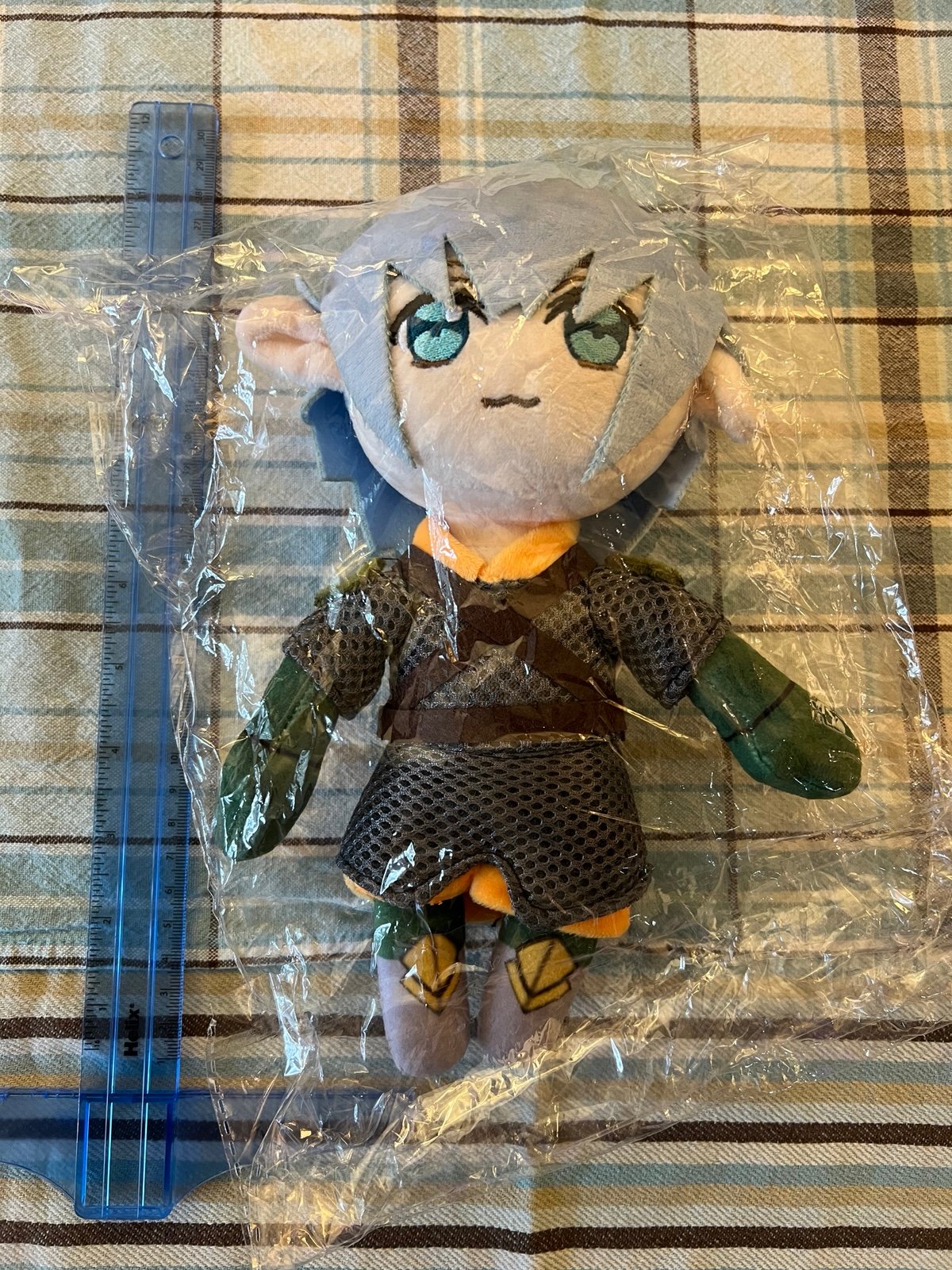 Final Fantasy XIV 14 FFXIV FF14 Haurchefant in armor fan made plush doll 11”