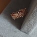 ring size Pink gold flower print wedding band 18K Pink gold filled 925 Sterling