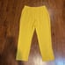 DVF DIANE VON FURSTENBERG Wilder Syllo Pants Signature Yellow Crepe Sz16