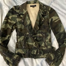 Camo Belted Jacket