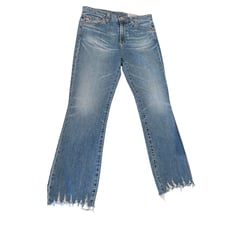 AG Adriano Goldschmied Straight Jeans Womens Size 25R 25” Inseam The Jodi Crop