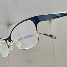 Marchon NYC Ladies Glasses Frame Gold/Black Tone 51[]16 135 M-SURREY Eyeglasses