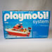 Playmobil Cabin Cruiser Speedboat Model 3498 Vintage 1984 Bath Toy