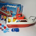 Playmobil Cabin Cruiser Speedboat Model 3498 Vintage 1984 Bath Toy