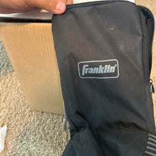Baseball glove and baseball bag