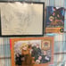 Pumpkin Scissors anime set of 2 books and original animation cel art sketch