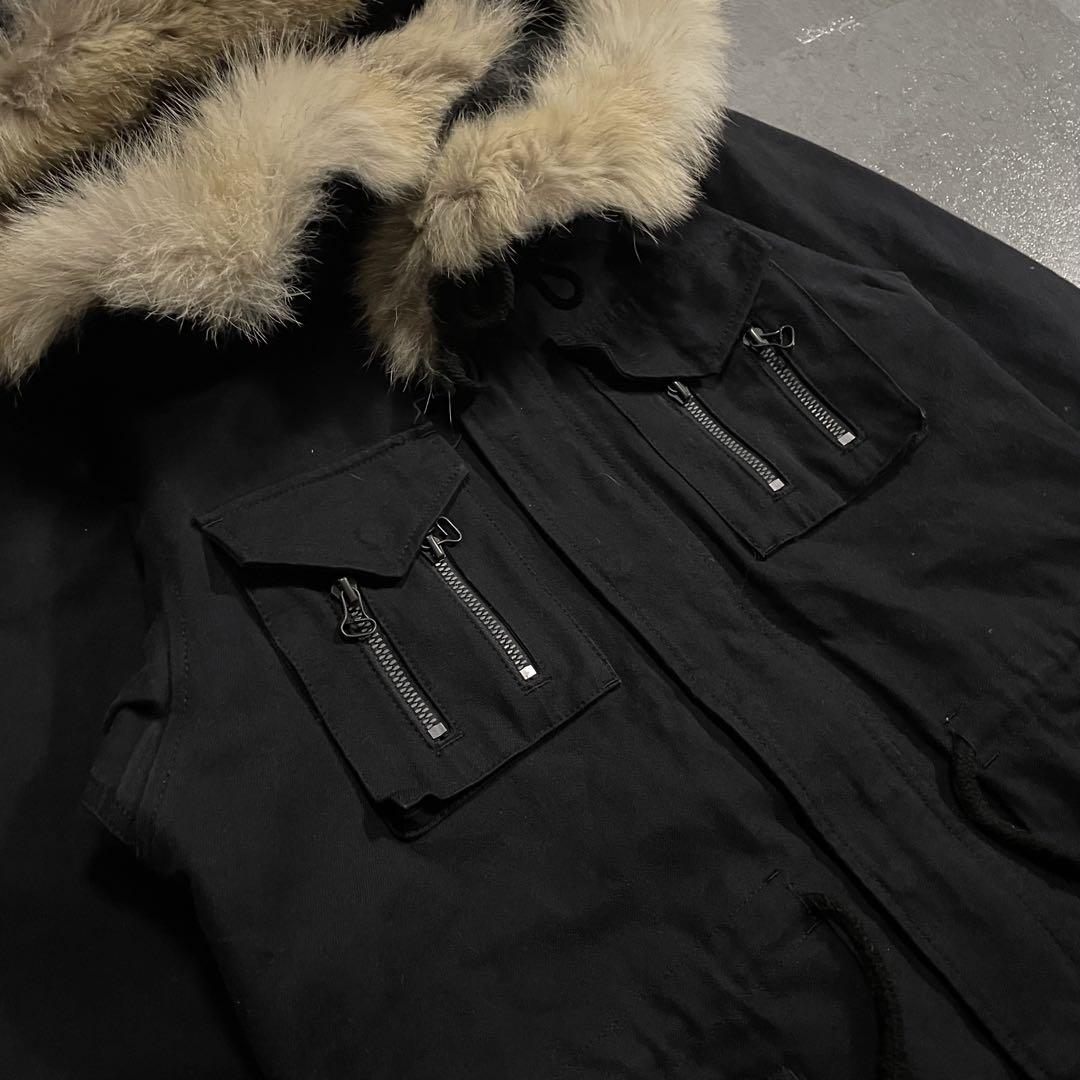 【SALE／37%OFF】 Archive N-2B fur gimmick jacket Y2K ジャケット・アウター