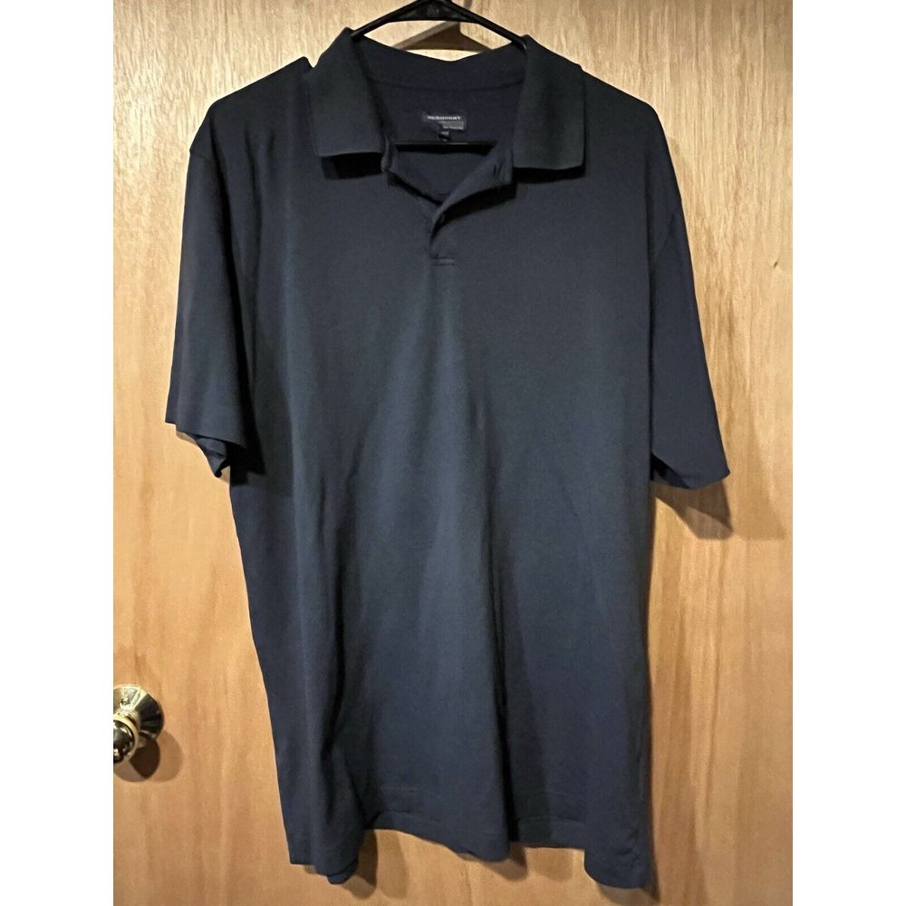 Burberry Navy Golf Polo Medium