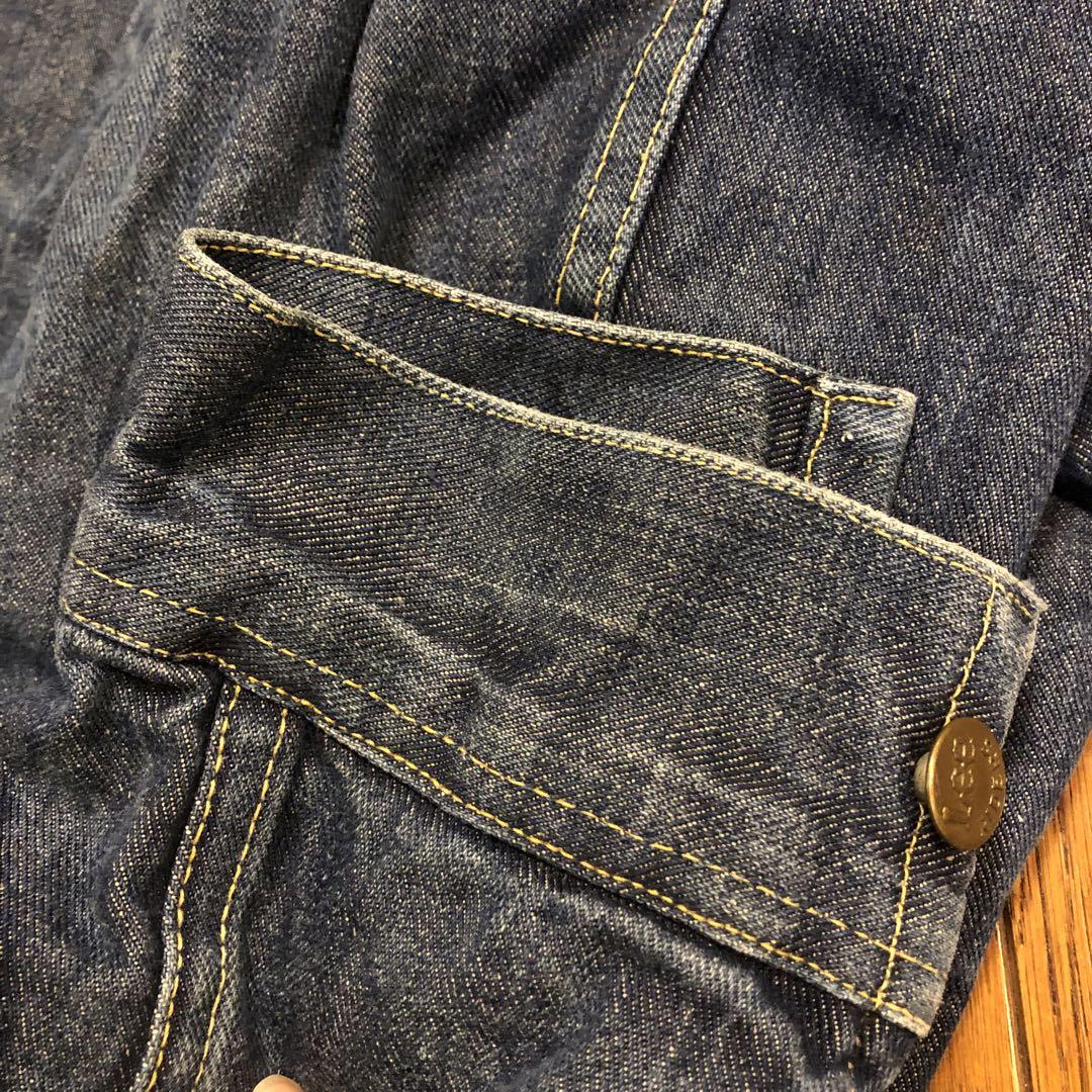 ☆60s Long! Lee 101LJ Storm Rider size 40 LONG Jean jacket