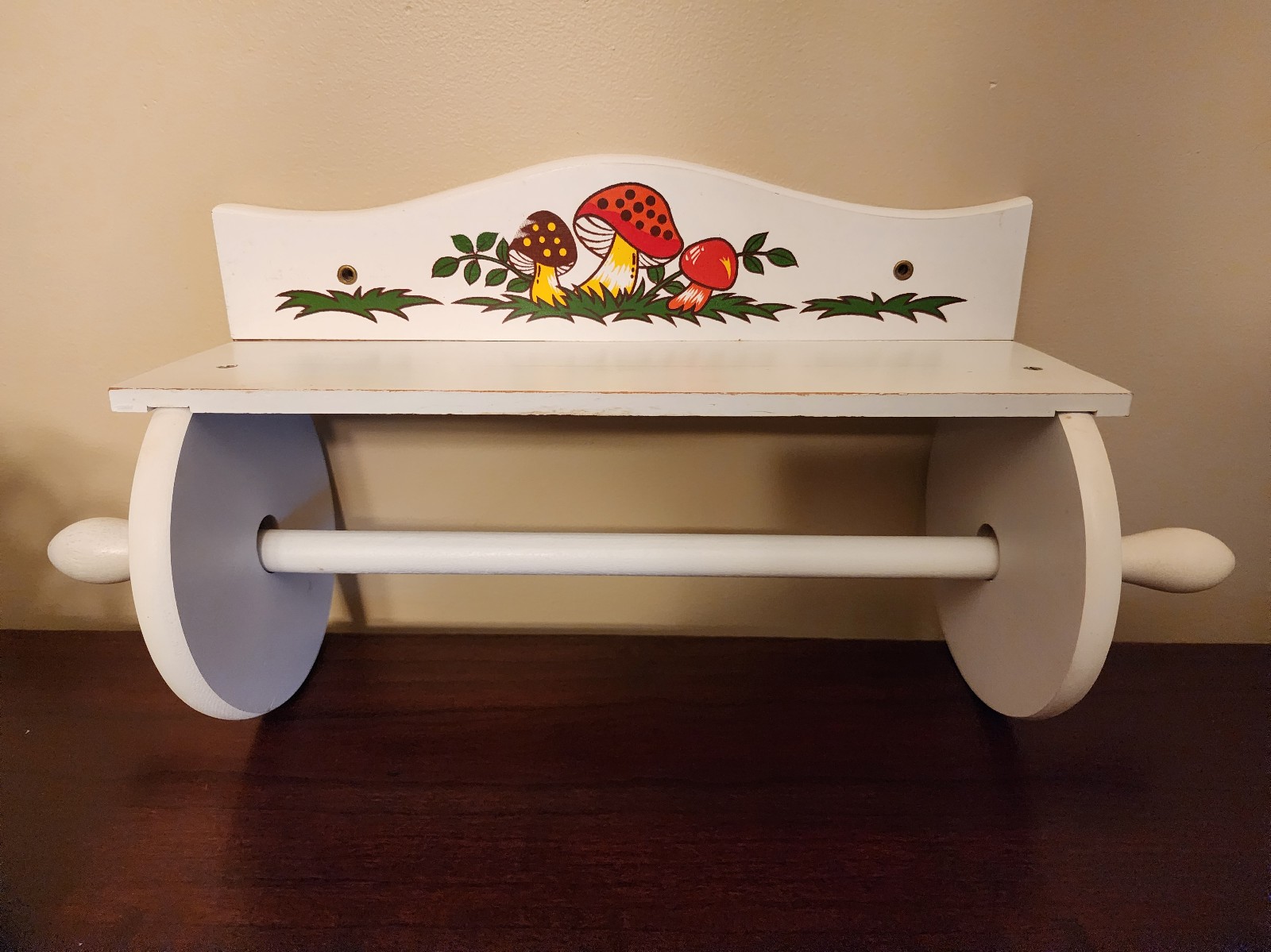 Sears Merry Mushroom Paper Towel Holder