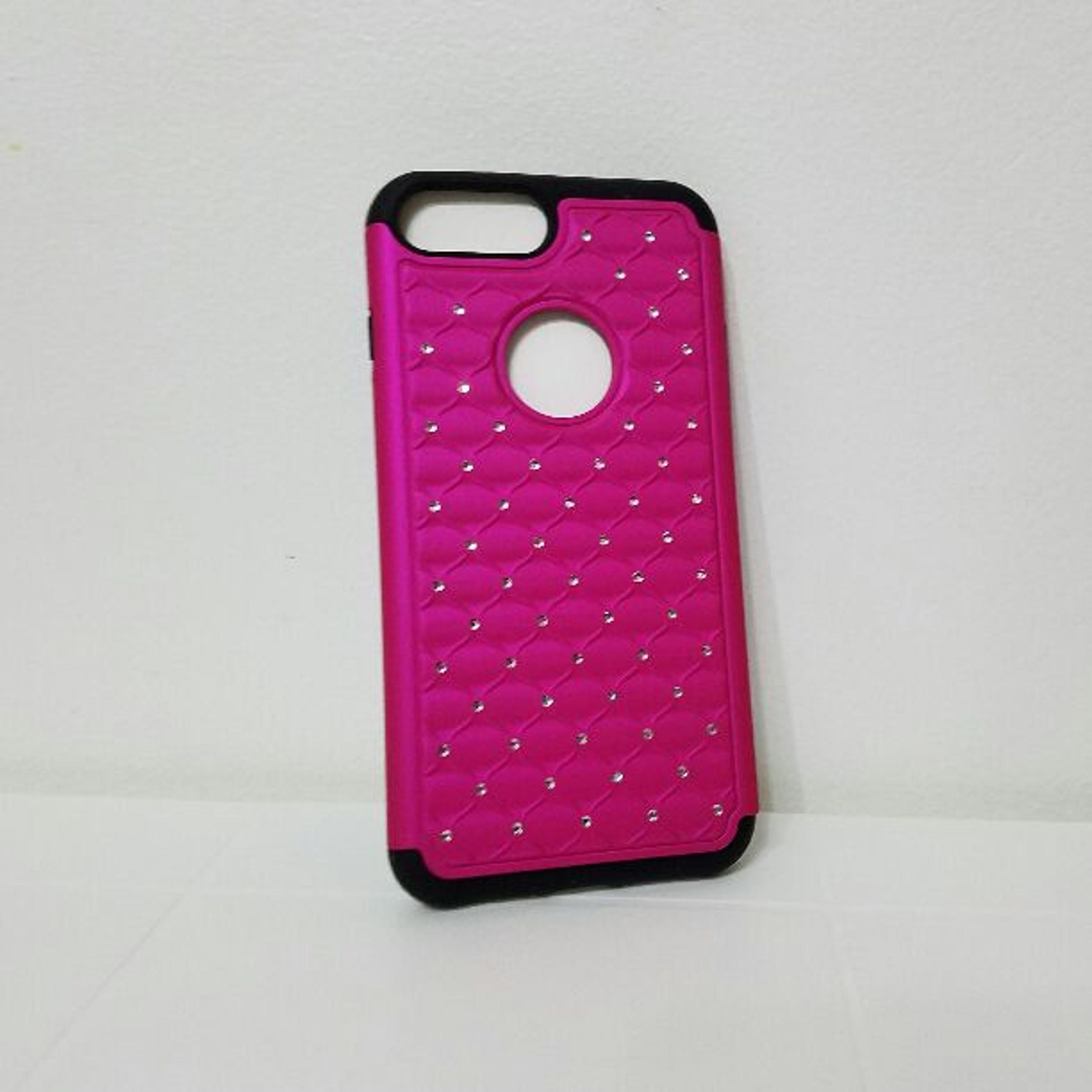 Apple iPhone 7 Plus Fuchsia Bling Case