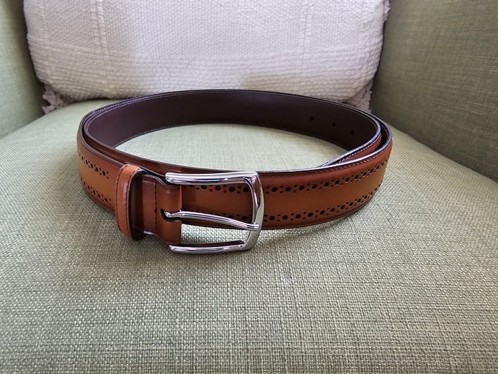 Allen Edmonds Manistee Belt, Walnut, Size 44