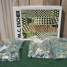 M.C. Escher Metamorphose 3000 Piece Jigsaw Puzzle Selegiochi Milano *READ*