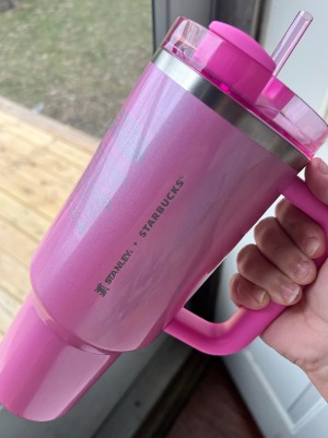 Starbucks x Stanley winter pink