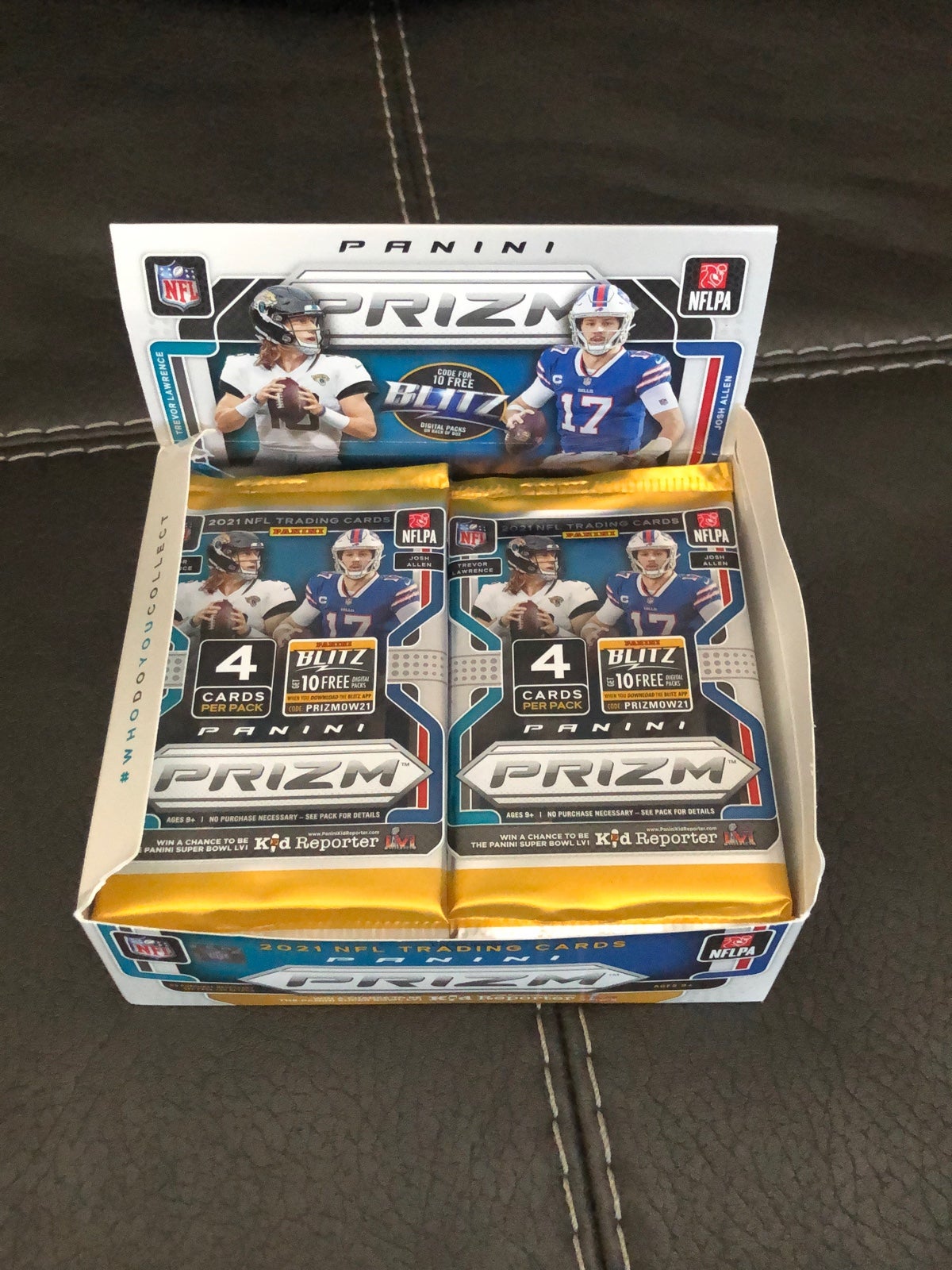 2021 Panini Prizm NFL Football Factory Sealed Retail Gravity Packs - Lot of 20