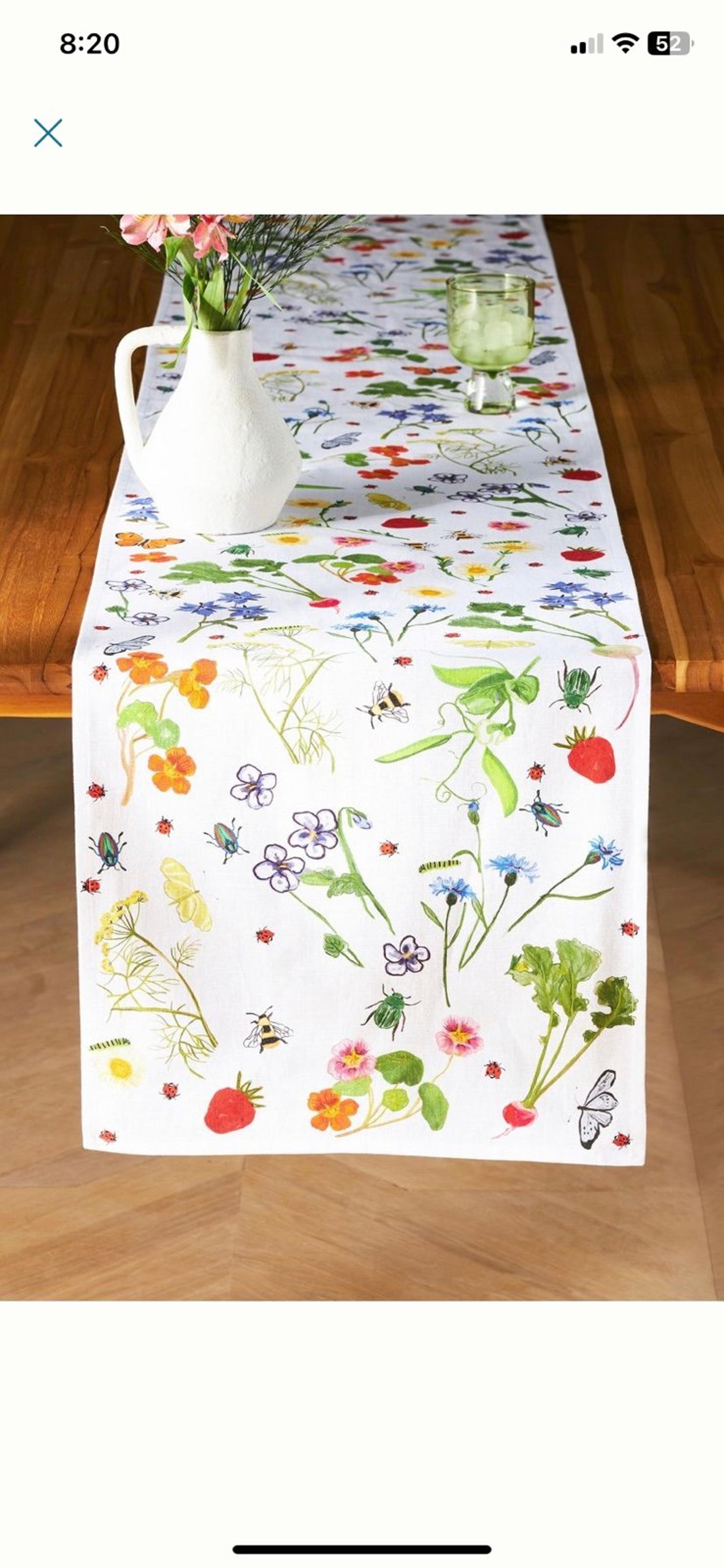 New Anthropologie Monarch table runner