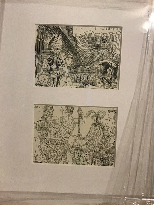 Picasso art by Meredith Baer Home Collection in Professional framing.