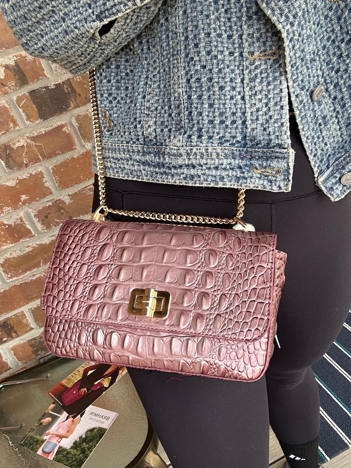 NWT Brahmin Handbag - Rosa Crossbody Mellow Rose Melbourne