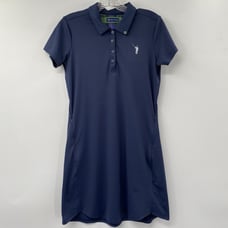 William Murray Women's Small Navy Blue Short Sleeve Polo Golf Dress