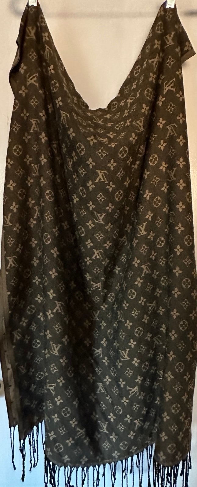 Vintage Louis Vuitton Monogram Scarf - Brown