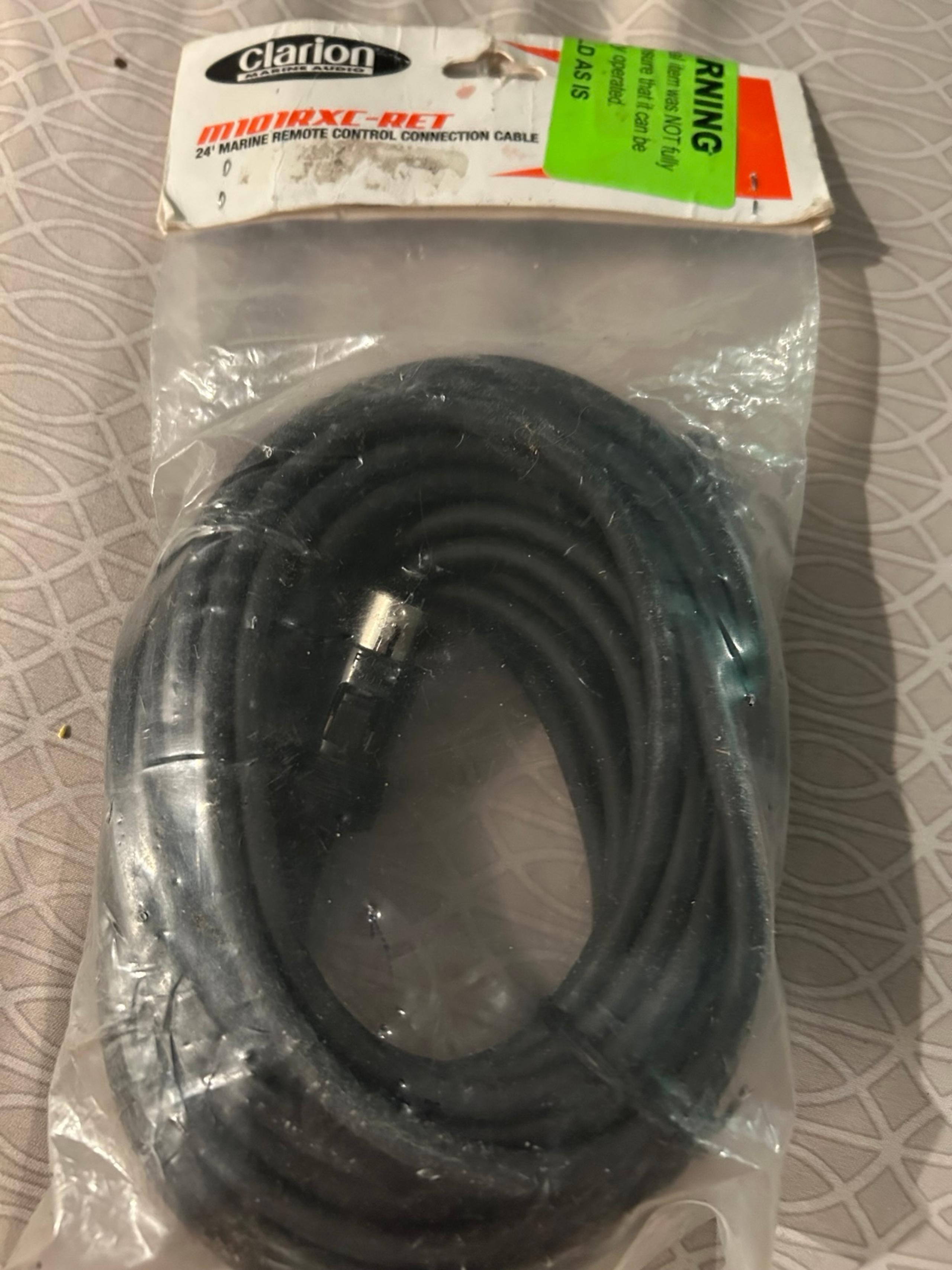 Clarion M101RXC-RET for M101RC Marine 24 ft. Remote Control Extension Cable