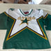 Youth S/m Dallas Stars Jersey White CleaN Pro Player Sewn Logos Nhl Vintage