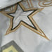 Youth S/m Dallas Stars Jersey White CleaN Pro Player Sewn Logos Nhl Vintage
