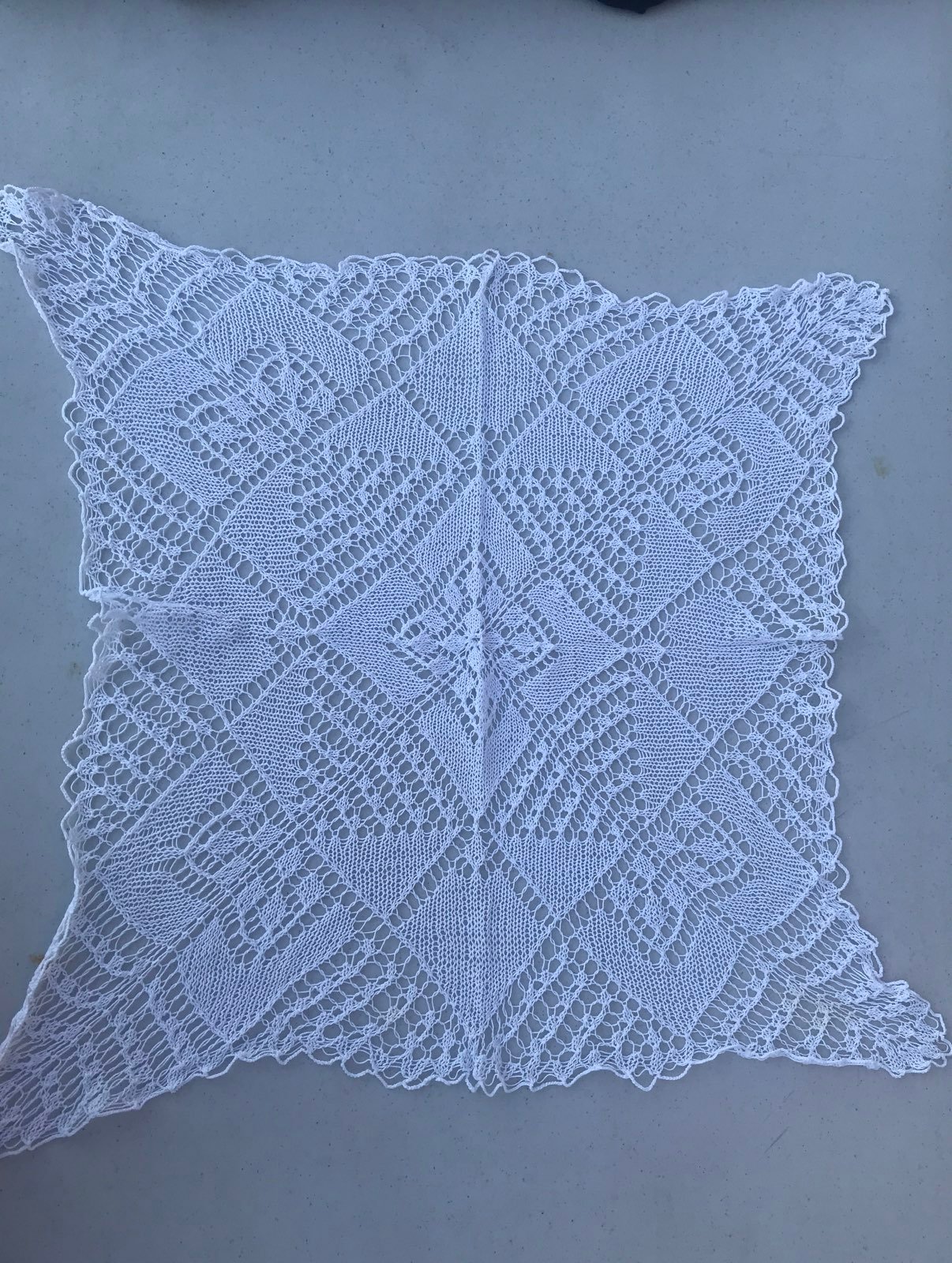 Handmade. Tablecloth set