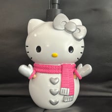 Hello Kitty Snowman Soap Dispenser